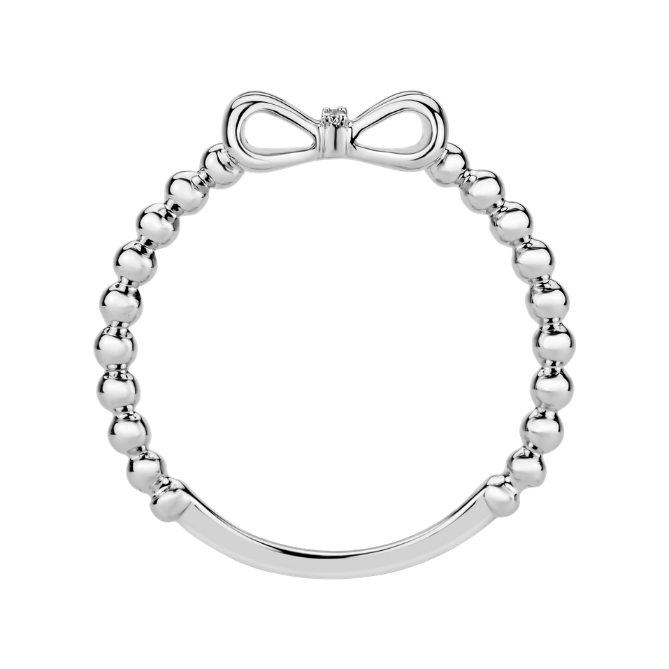 Prsten s diamanty Bow Knot