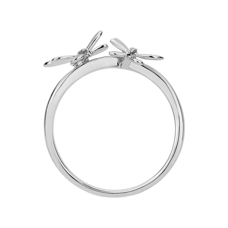 Prsten s diamanty Butterflies