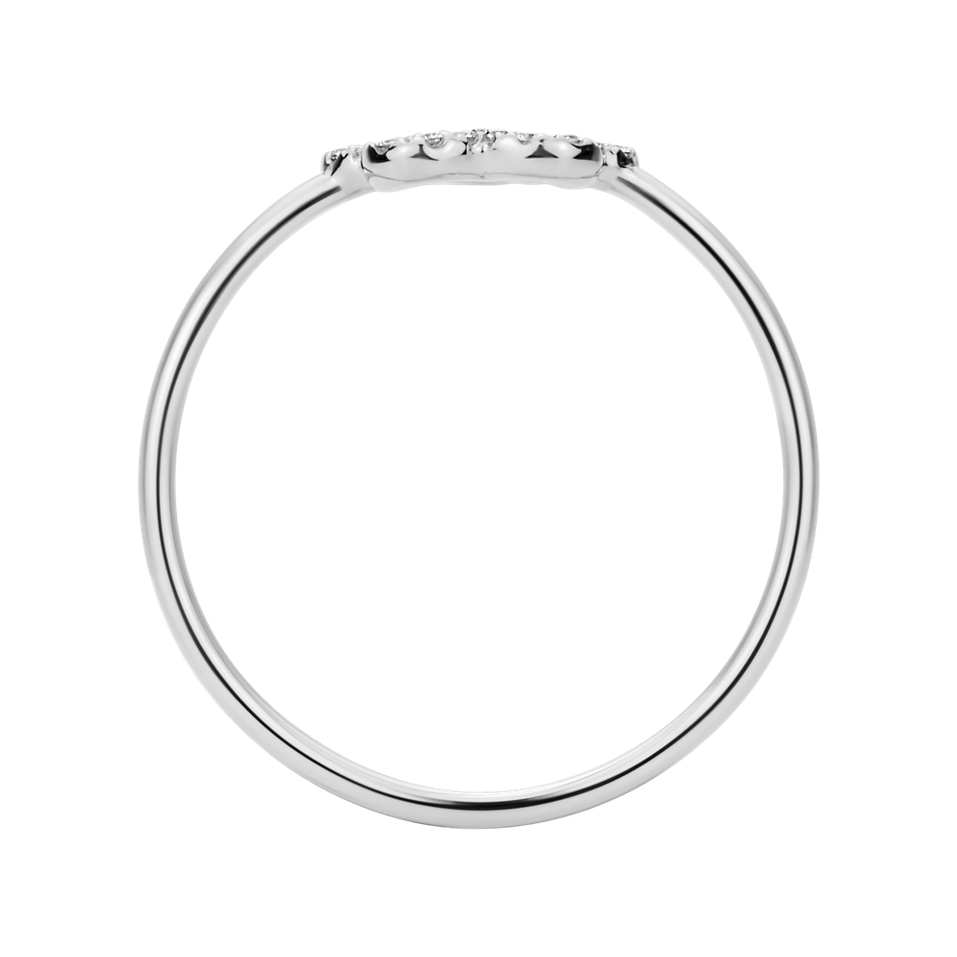 Prsten s diamanty Glamour Flower