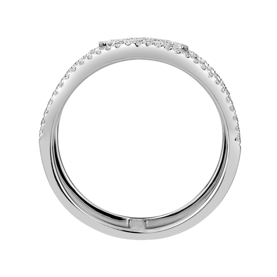 Prsten s diamanty Glamour Flower