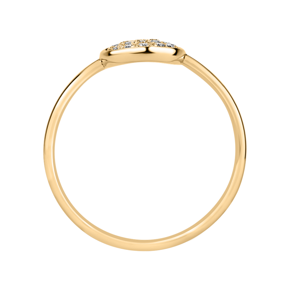 Prsten s diamanty Simplicity