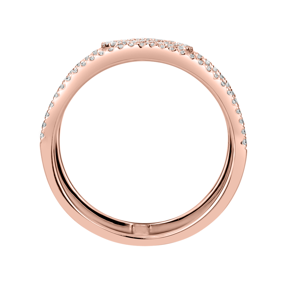 Prsten s diamanty Glamour Flower