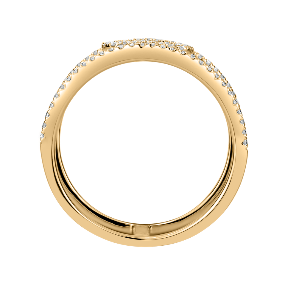 Prsten s diamanty Glamour Flower