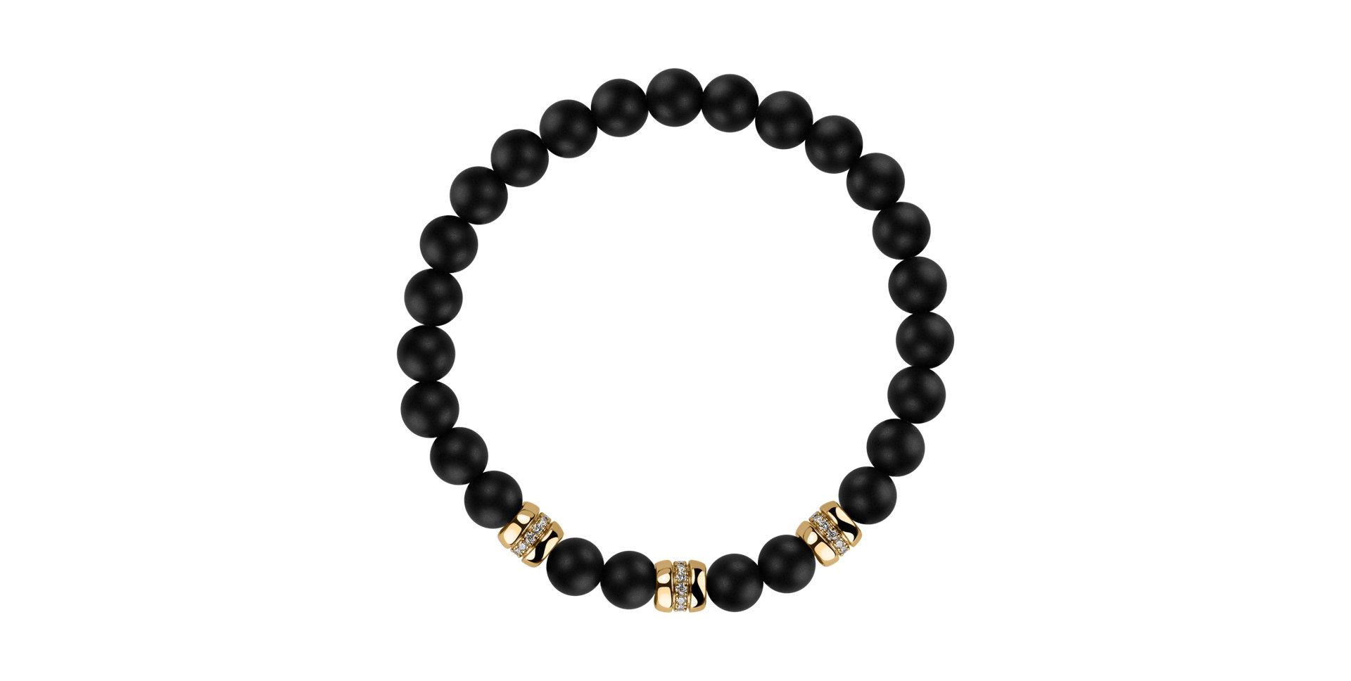 Náramek s diamanty a acháty Magic Jewel