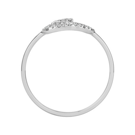 Prsten s diamanty Swan