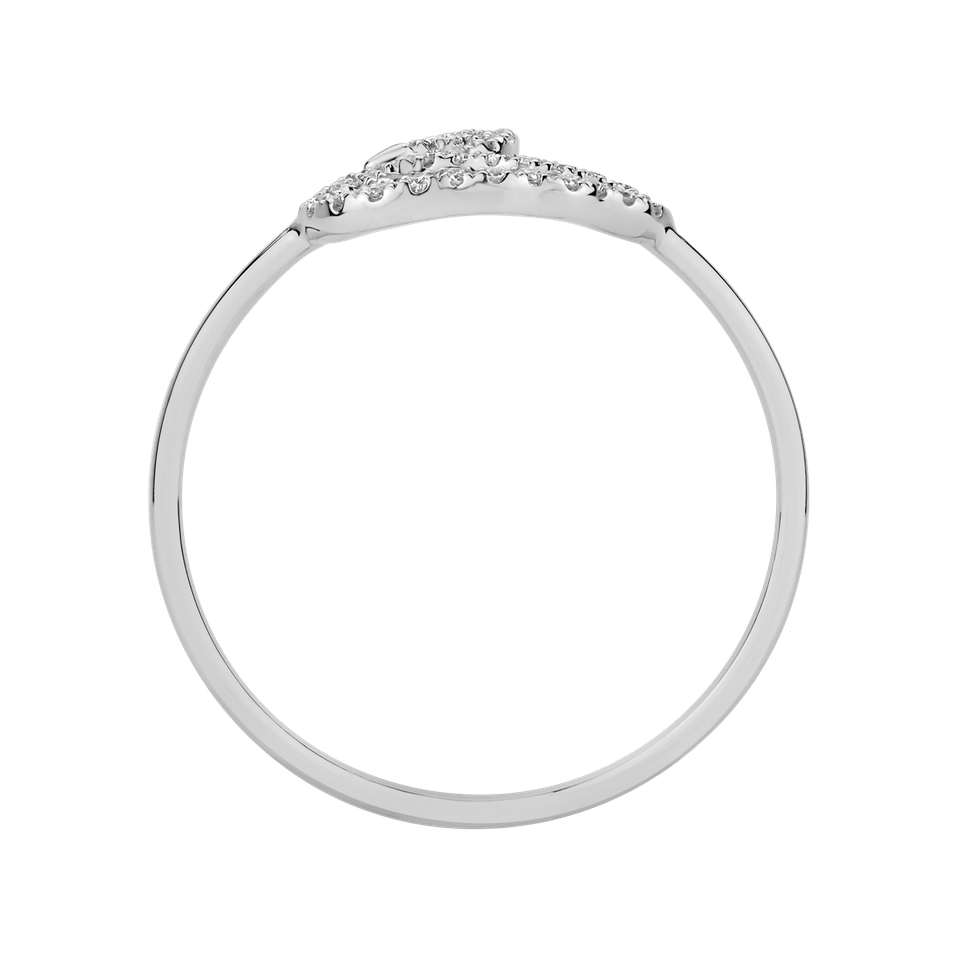 Prsten s diamanty Swan