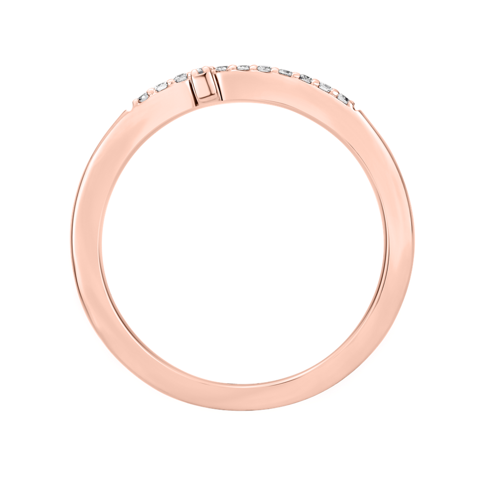 Prsten s diamanty Cross