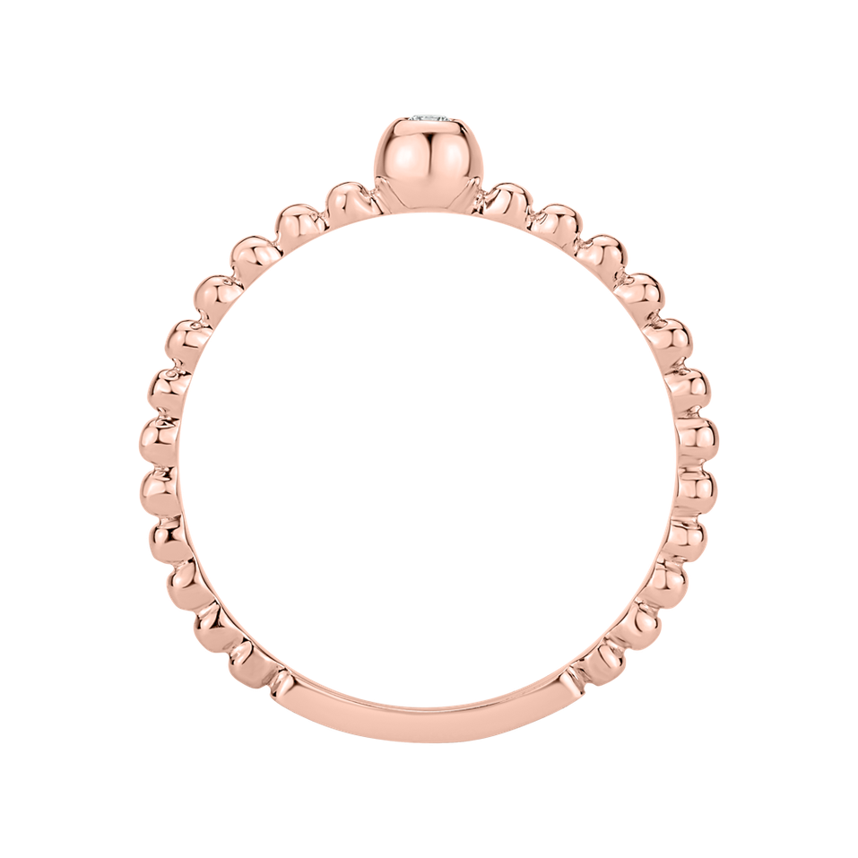 Prsten s diamantem Bubble Kiss