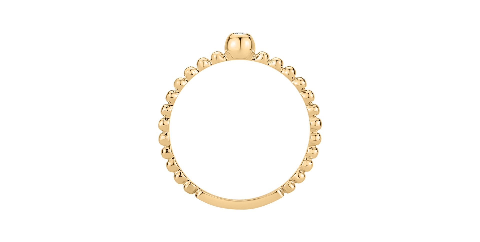 Prsten s diamantem Bubble Kiss