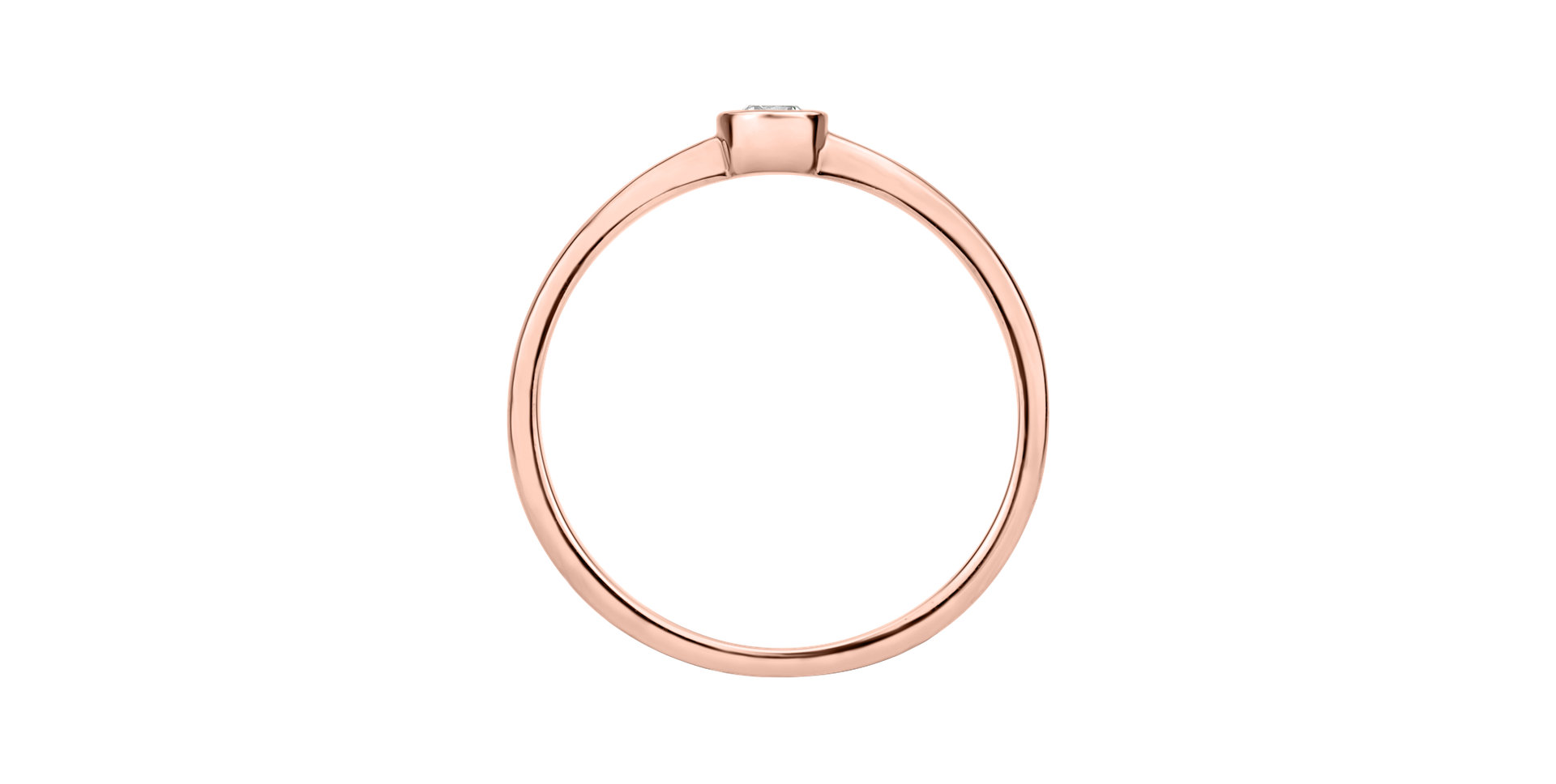 Prsten s diamantem Seductive Glow