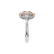 Prsten s růžovým a bílým diamantem Princess Delight4