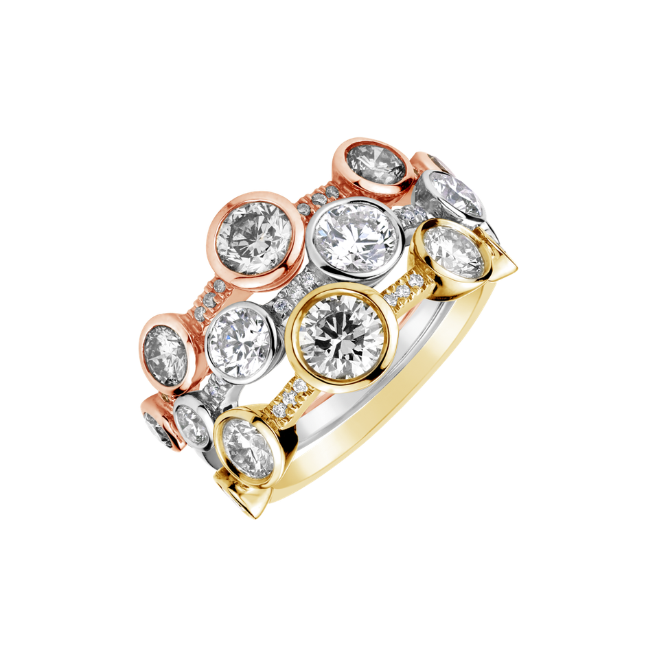 Prsten s diamanty Galaxy of Passion