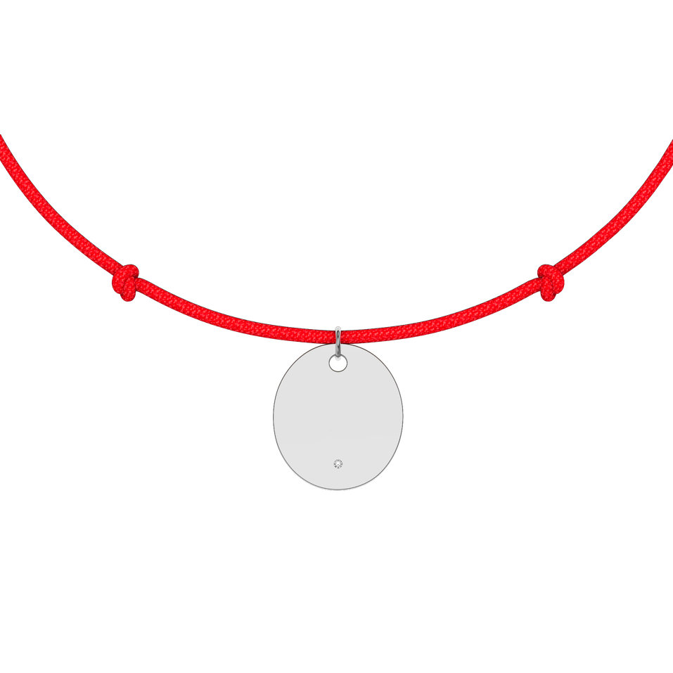 Diamantový náramek se šňůrkou Secret Love