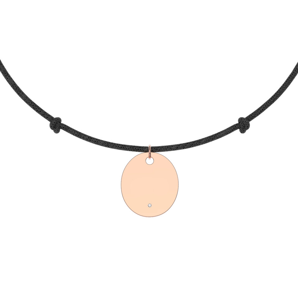 Diamantový náramek se šňůrkou Secret Love