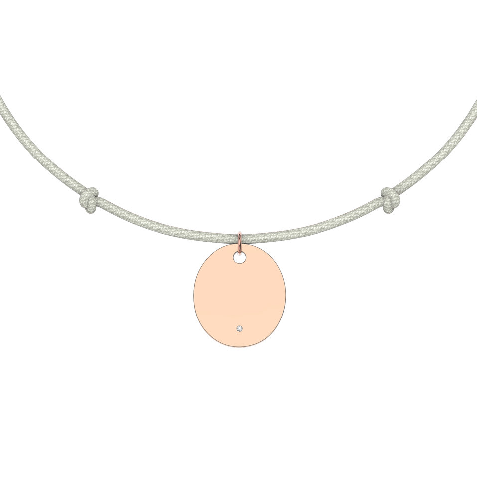 Diamantový náramek se šňůrkou Secret Love