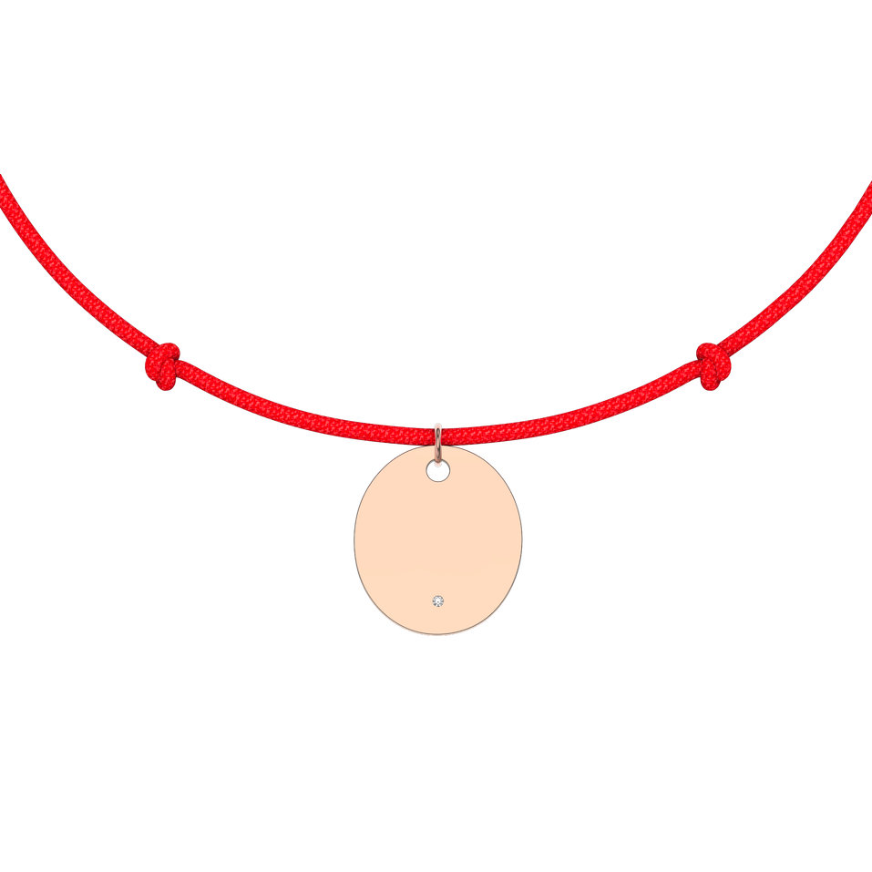 Diamantový náramek se šňůrkou Secret Love