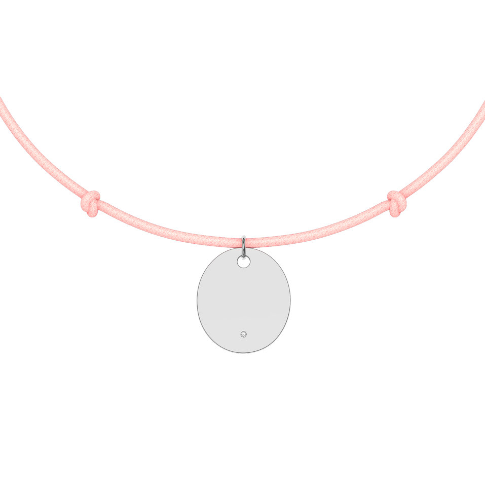 Diamantový náramek se šňůrkou Secret Love