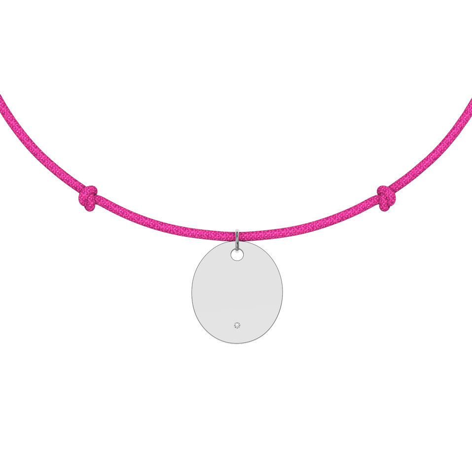 Diamantový náramek se šňůrkou Secret Love