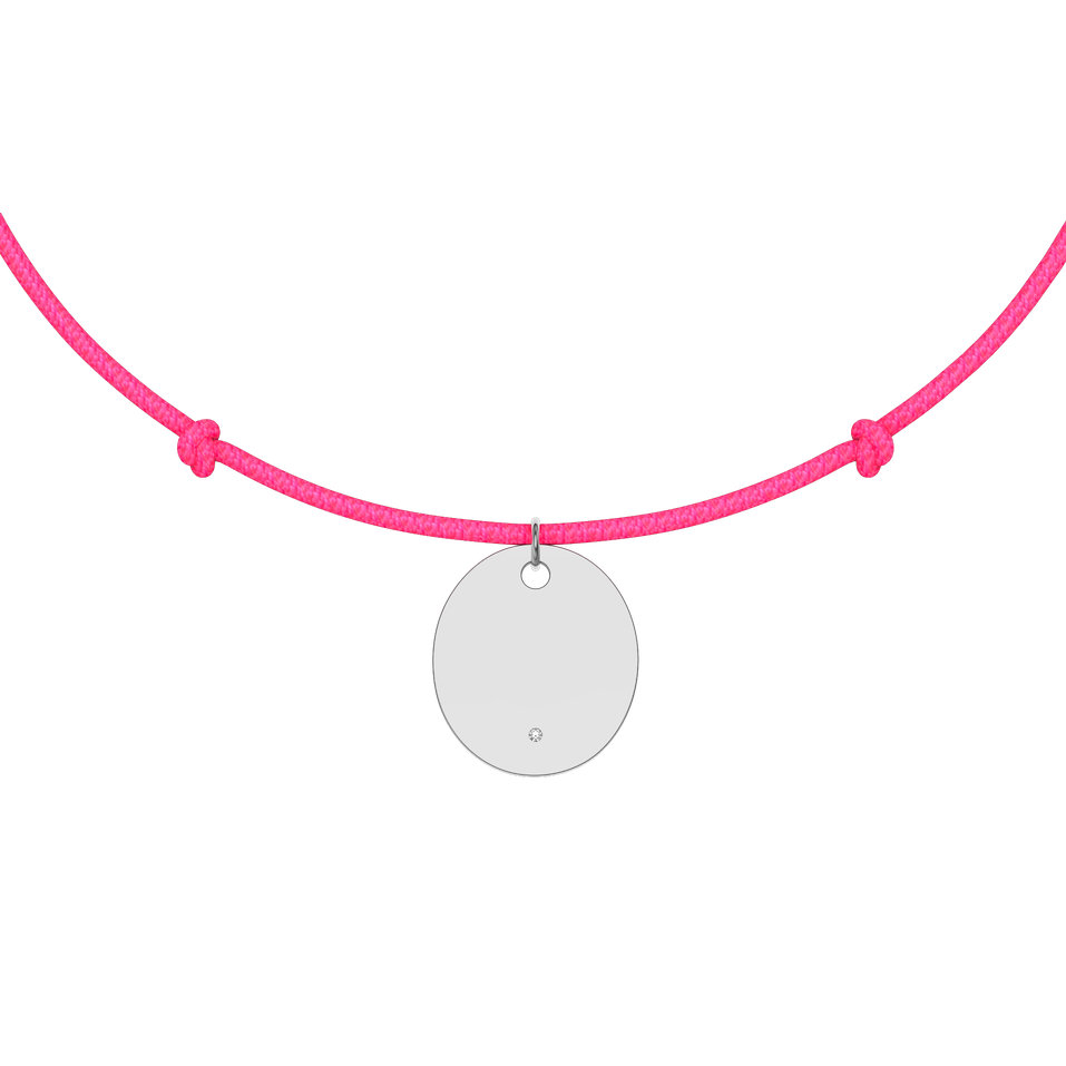 Diamantový náramek se šňůrkou Secret Love