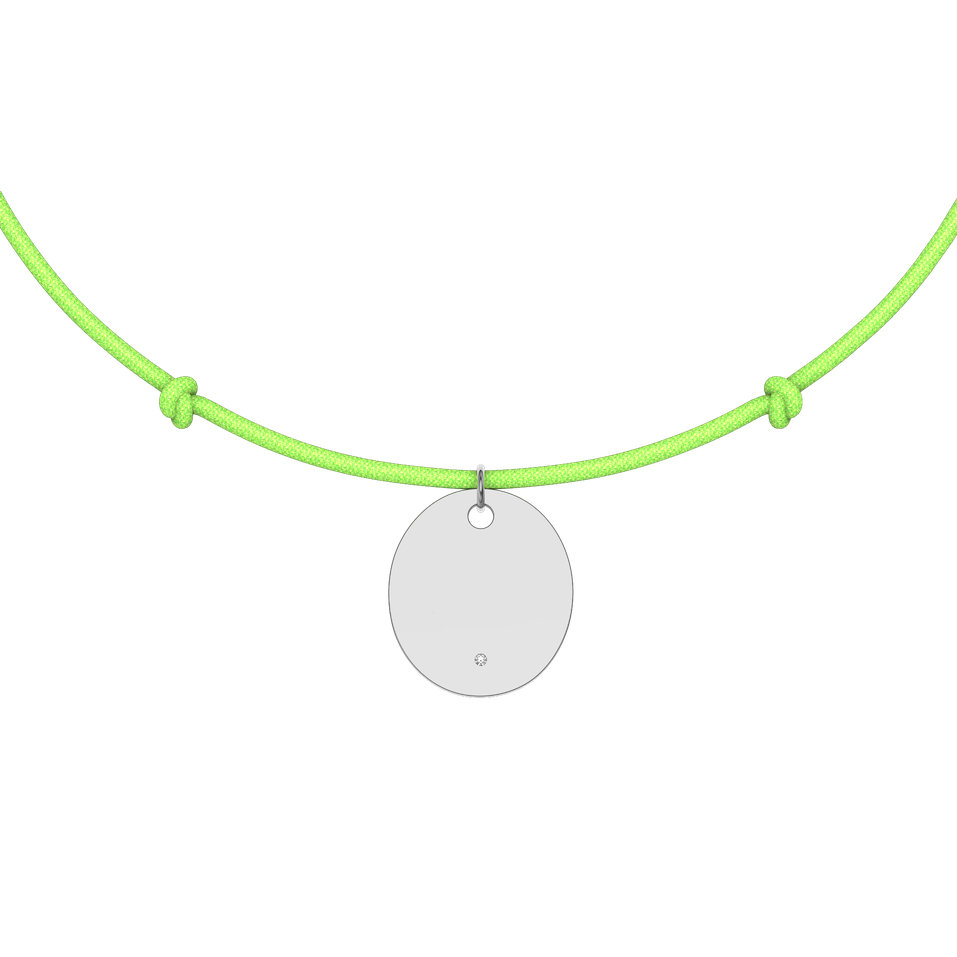 Diamantový náramek se šňůrkou Secret Love