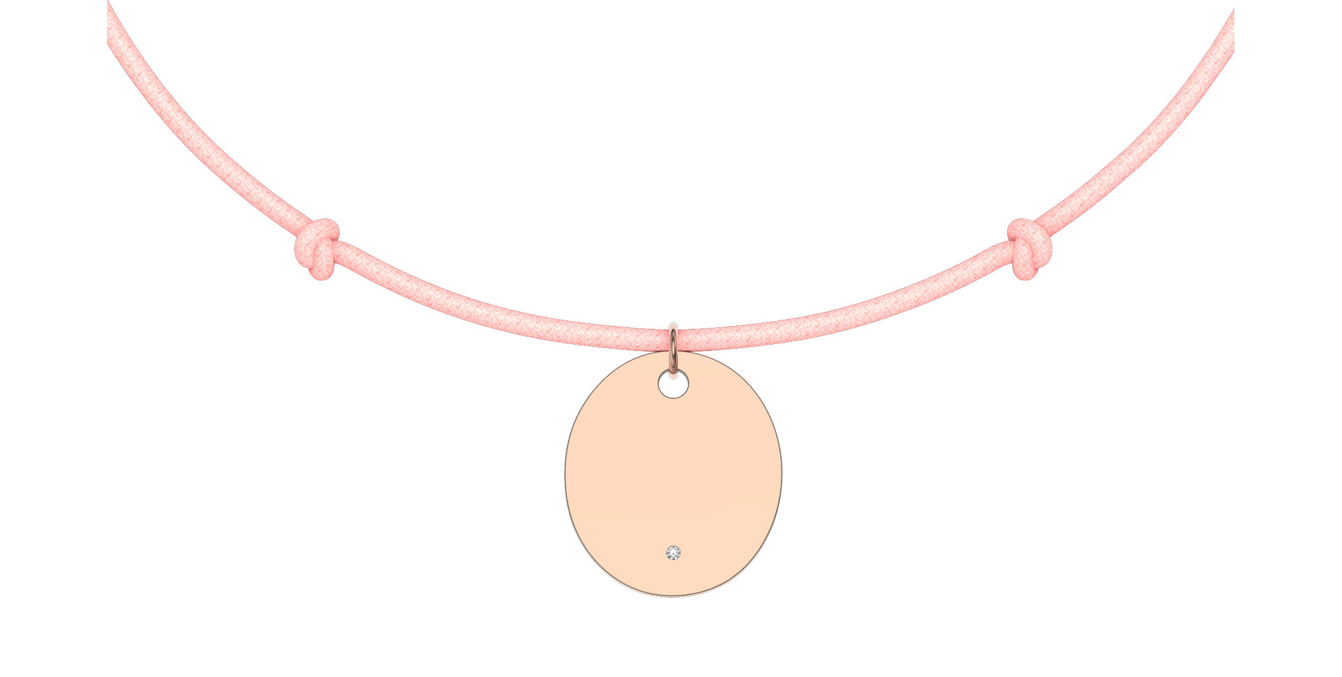 Diamantový náramek se šňůrkou Secret Love