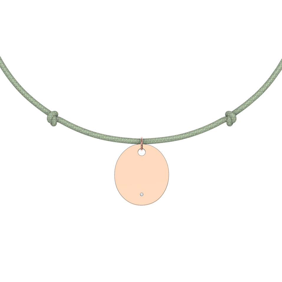 Diamantový náramek se šňůrkou Secret Love