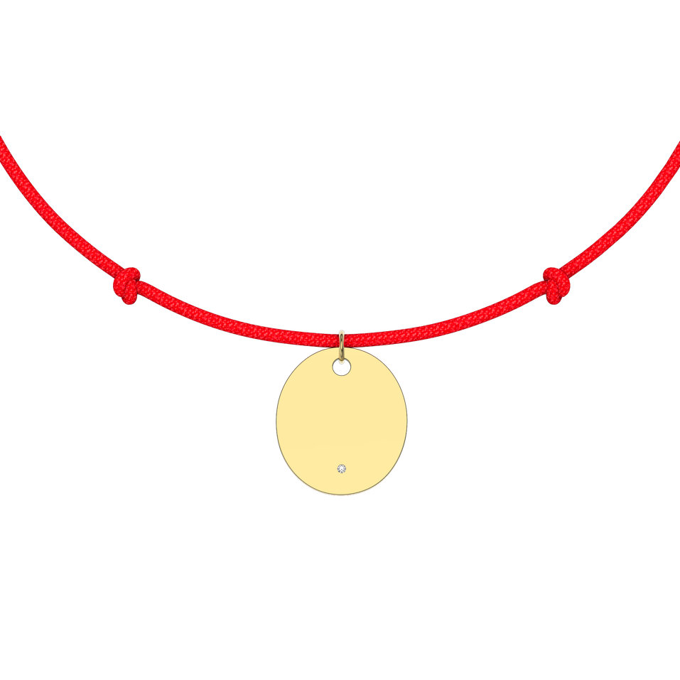 Diamantový náramek se šňůrkou Secret Love