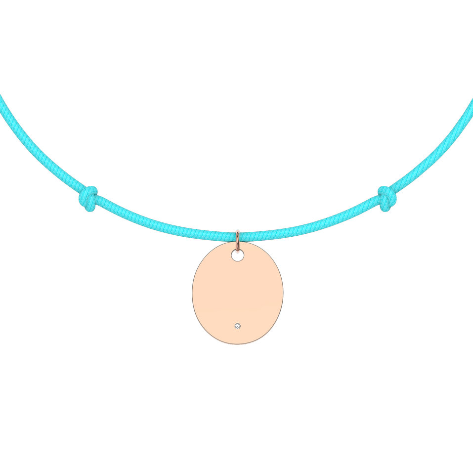 Diamantový náramek se šňůrkou Secret Love