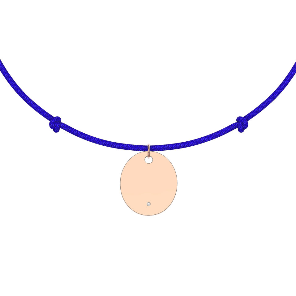 Diamantový náramek se šňůrkou Secret Love