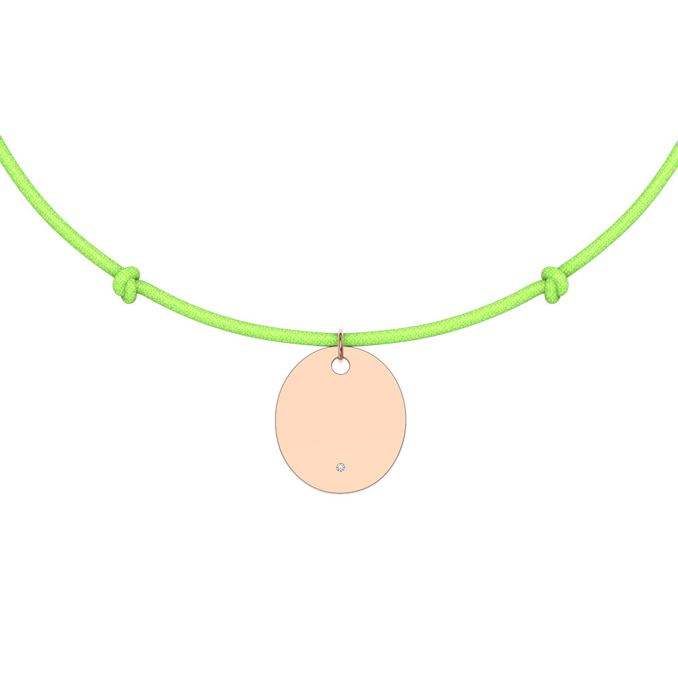 Diamantový náramek se šňůrkou Secret Love