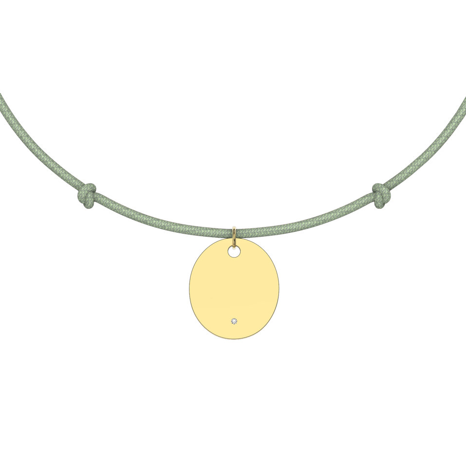 Diamantový náramek se šňůrkou Secret Love