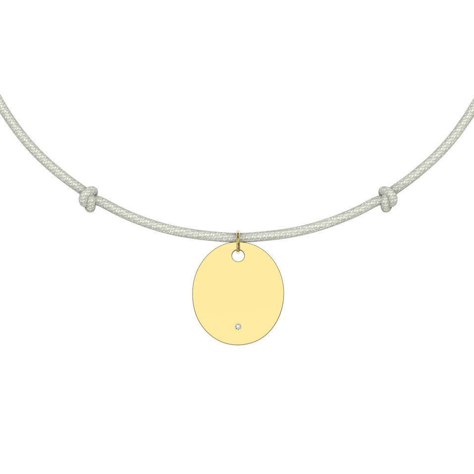 Diamantový náramek se šňůrkou Secret Love