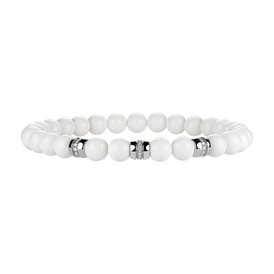 Náramek s diamanty a acháty Magic Jewel