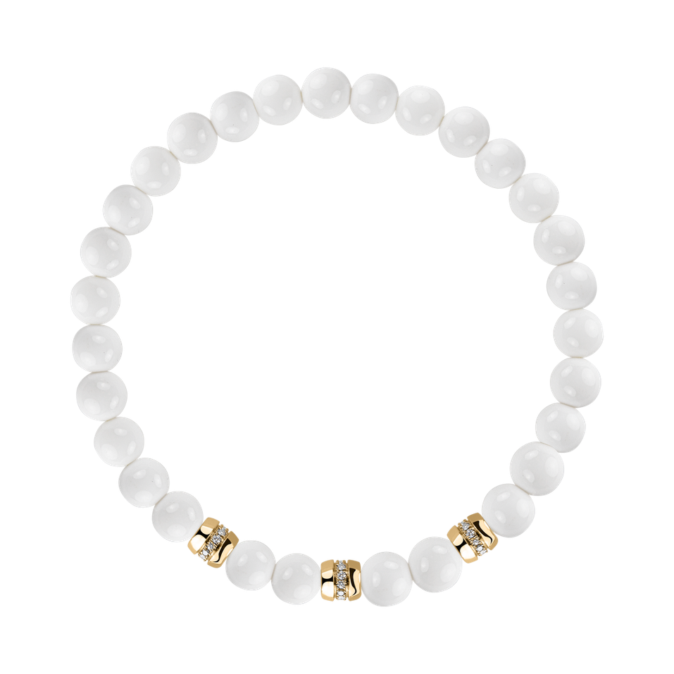Náramek s diamanty a acháty Magic Jewel