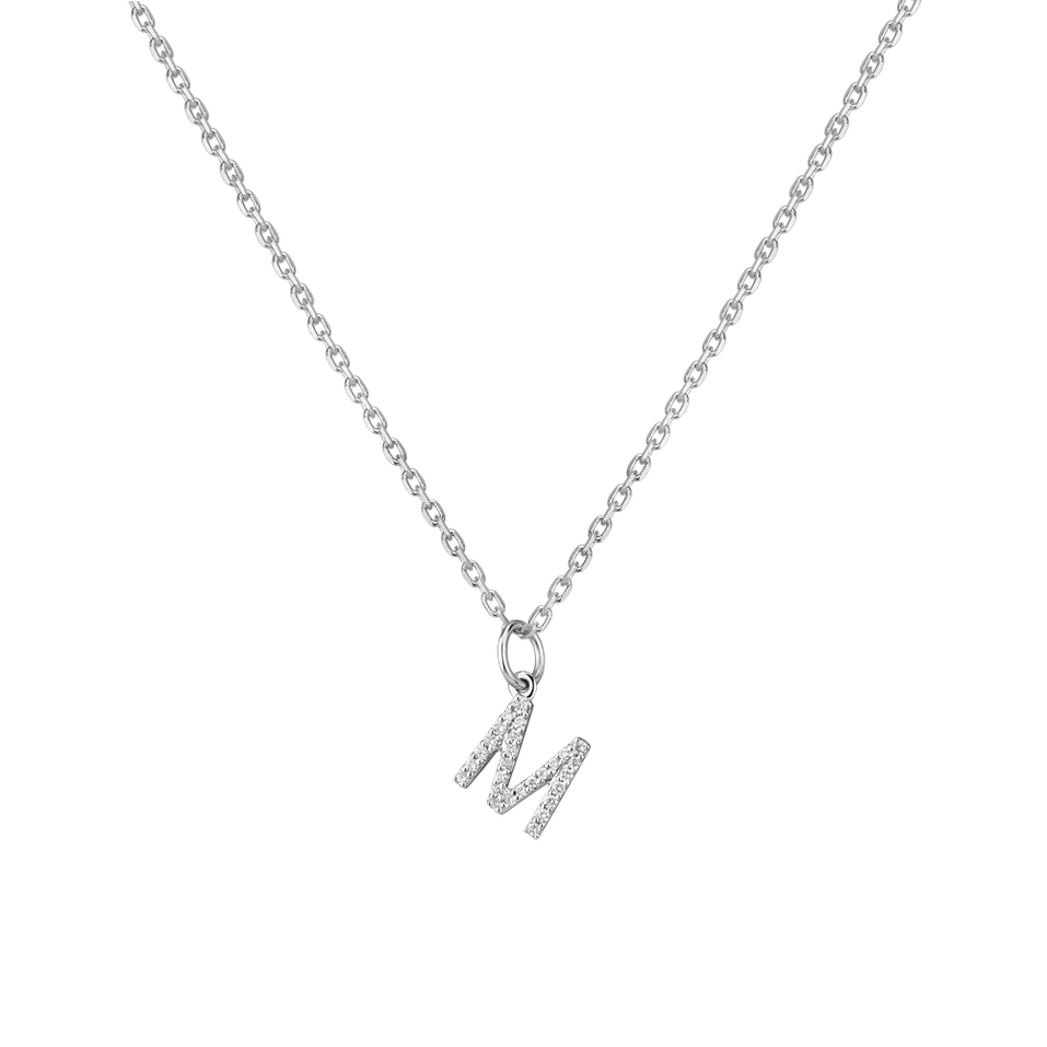 Přívěsek s diamanty Line Glitter  M