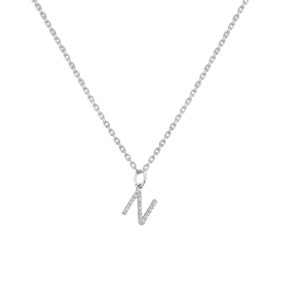 Přívěsek s diamanty Line Glitter  N