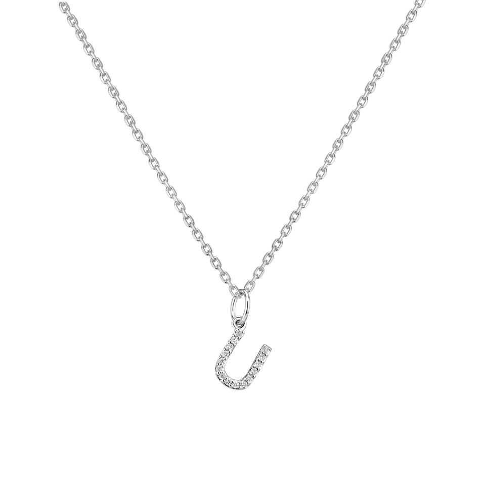 Přívěsek s diamanty Line Glitter  U