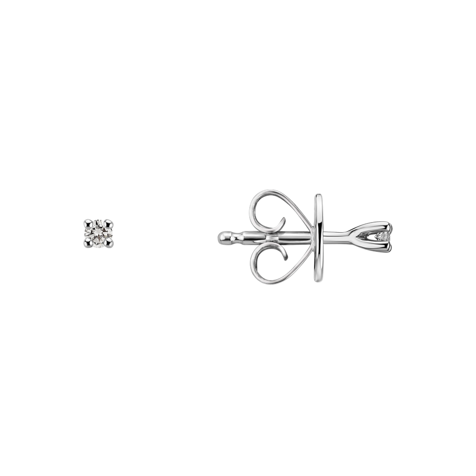 Náušnice s diamantem Essential Sparks