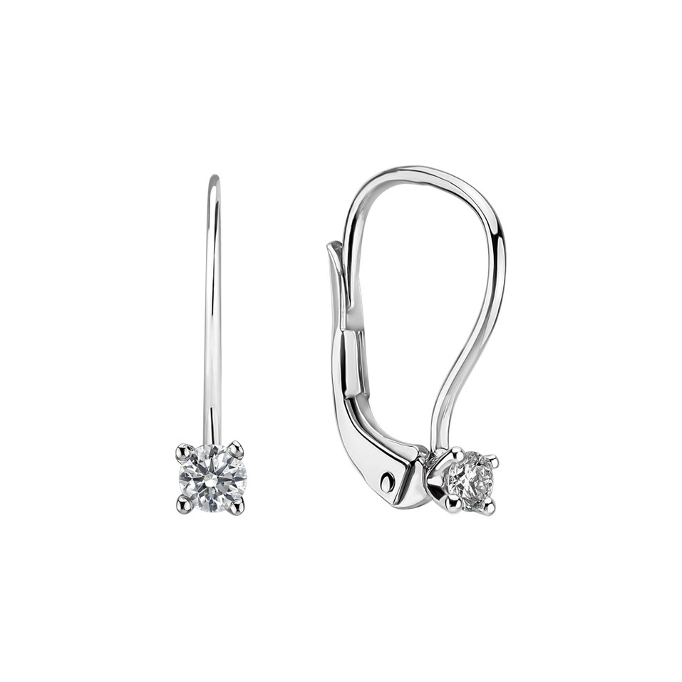 Náušnice s diamantem Gajana