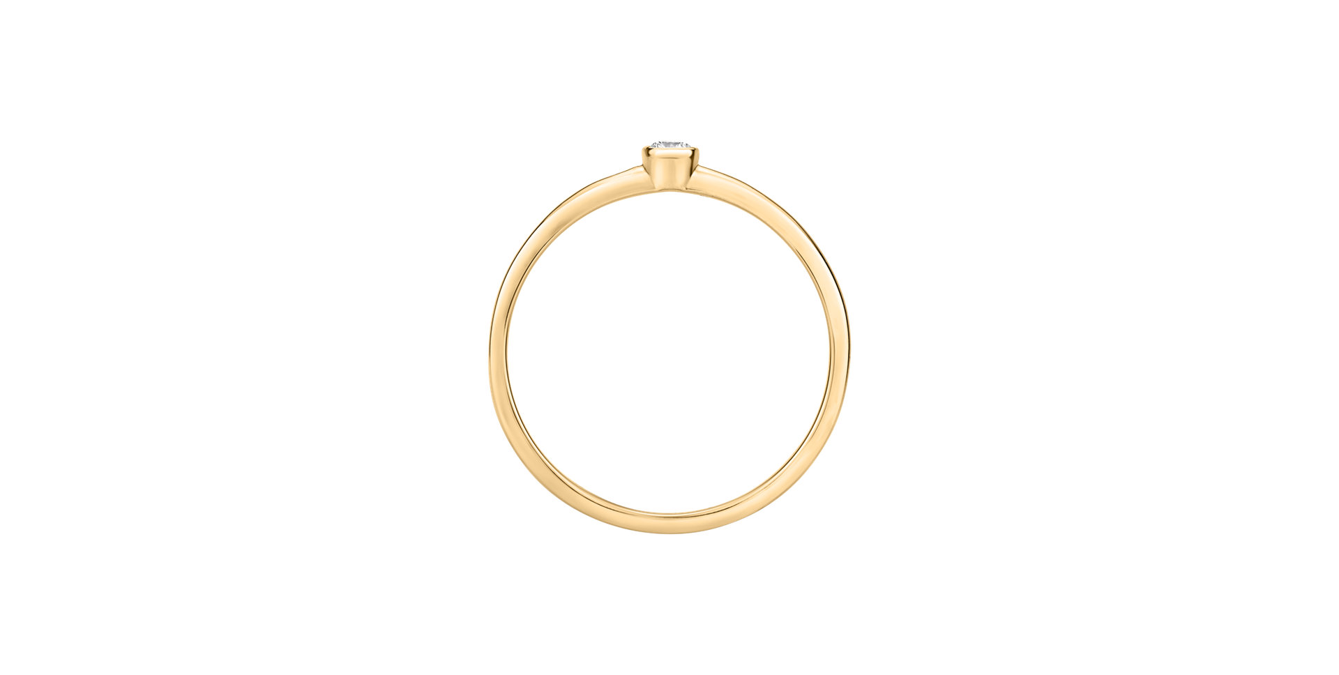 Prsten s diamantem Seductive Glow