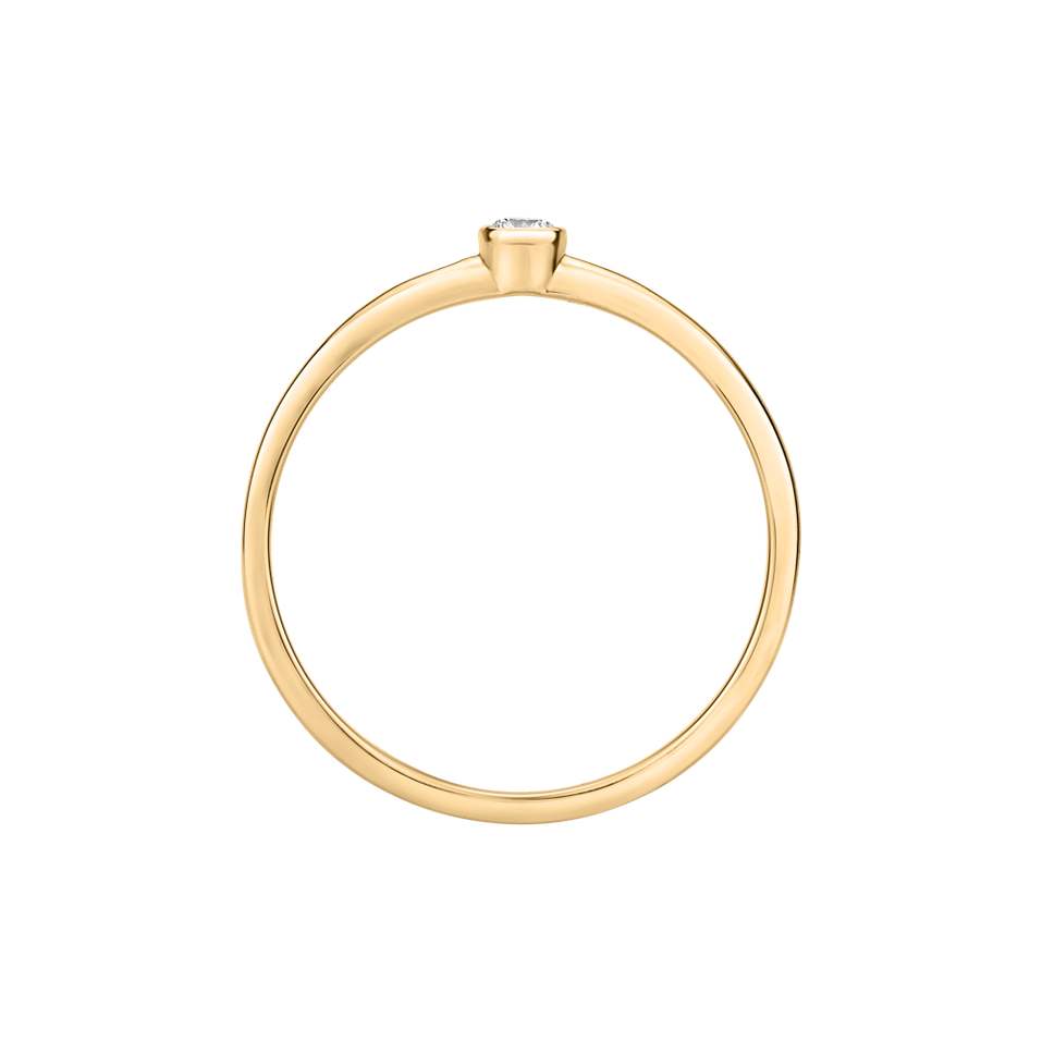 Prsten s diamantem Seductive Glow