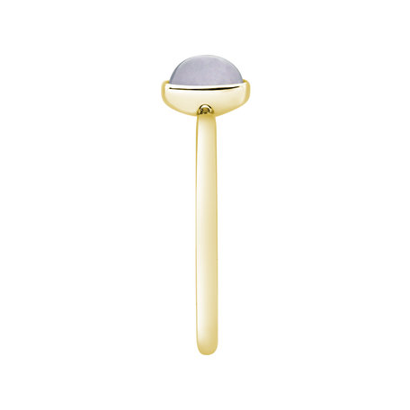 Prsten s chalcedonem blue Bonbon