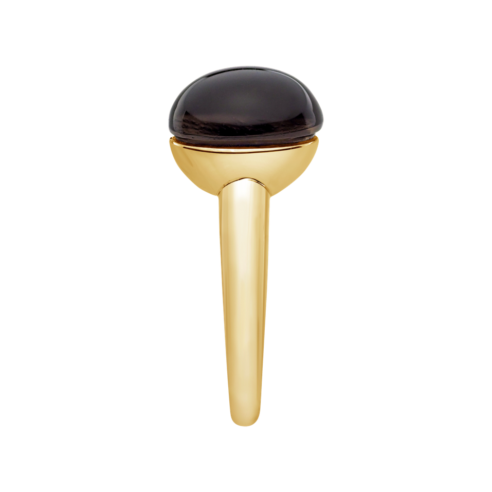 Prsten se smoky quartzem Bonbon