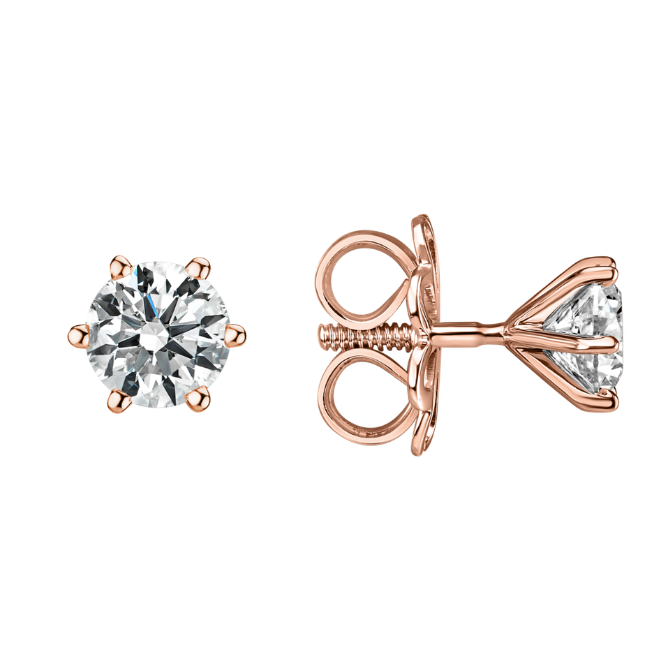 Náušnice s diamantem Vesper Romance
