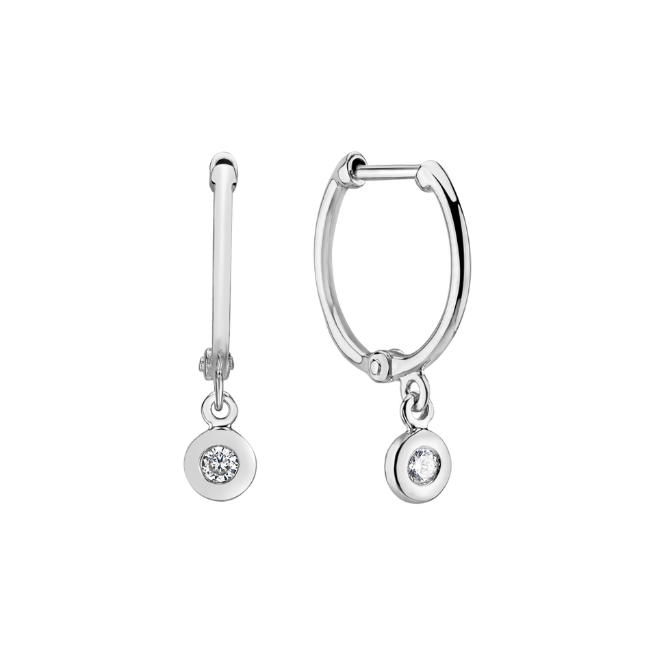 Náušnice s diamantem Amazing Heaven