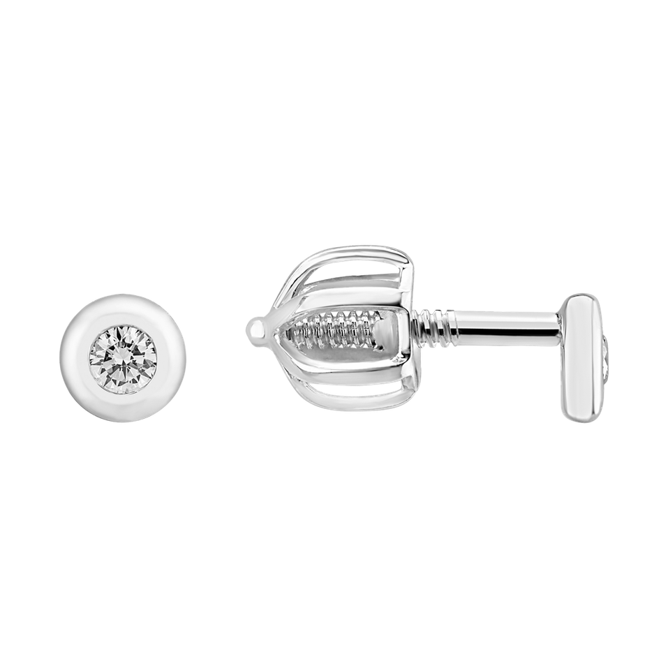 Náušnice s diamantem Amazing Heaven