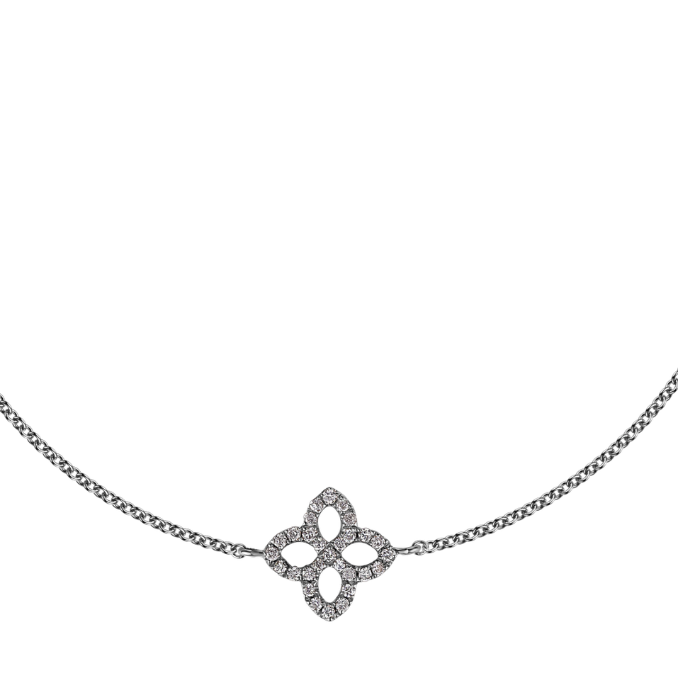 Náramek s diamanty Glamorous Petals