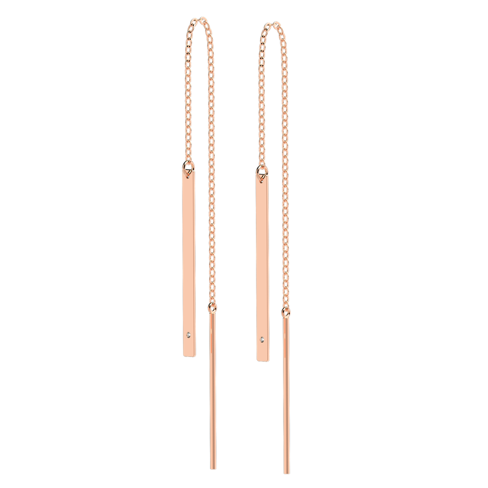 Náušnice s diamantem Dash