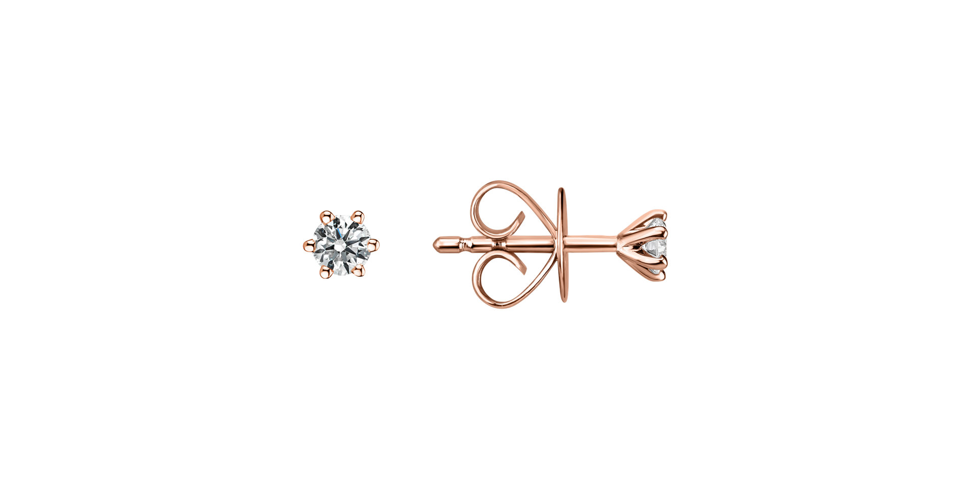 Náušnice s diamantem Essential Sparks