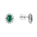 Náušnice se smaragdem a diamanty Princess Sparkle3